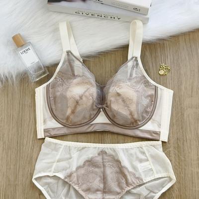 软钢圈聚拢性感蕾丝文胸套装性感