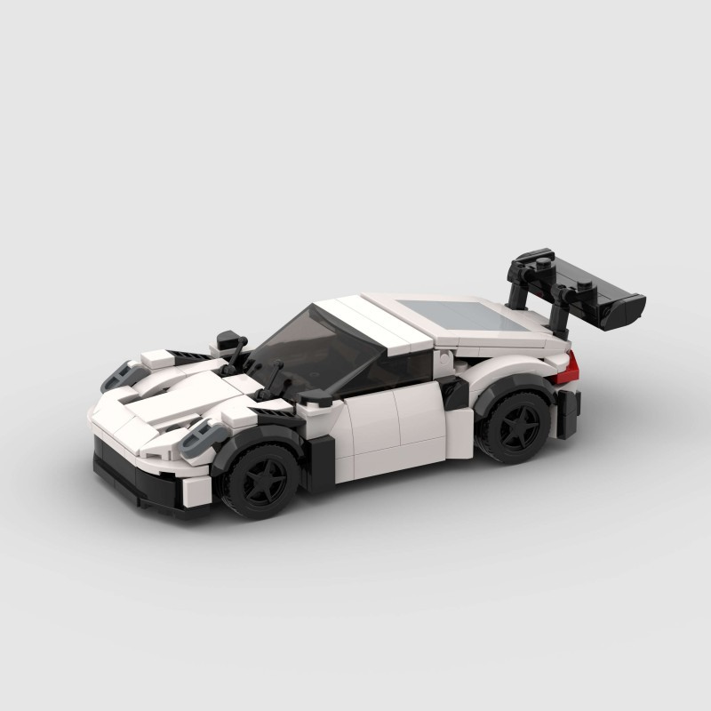 儿童拼搭玩具赛车跑车moc兼容GT3 RS积木D010150