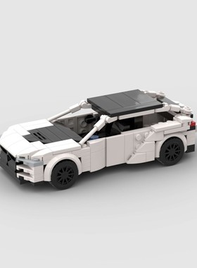 赛车跑车moc兼容 i8儿童玩具积木拼搭D010149