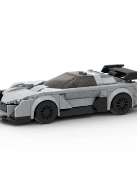 积木拼搭儿童玩具vision GT赛车跑车moc兼容D010067