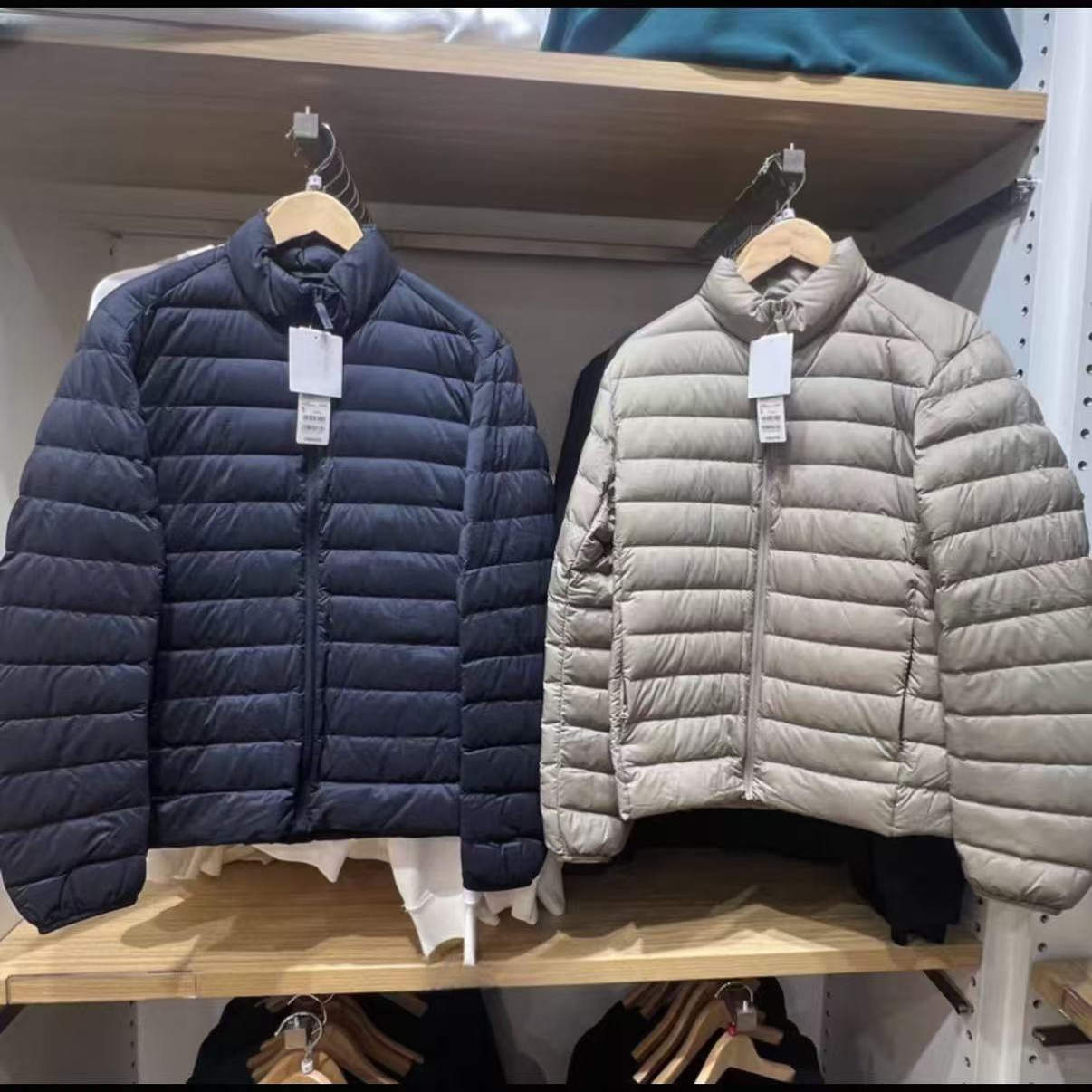 日单男女装立领轻型羽绒夹克外套羽绒服25秋冬新款470067/478273