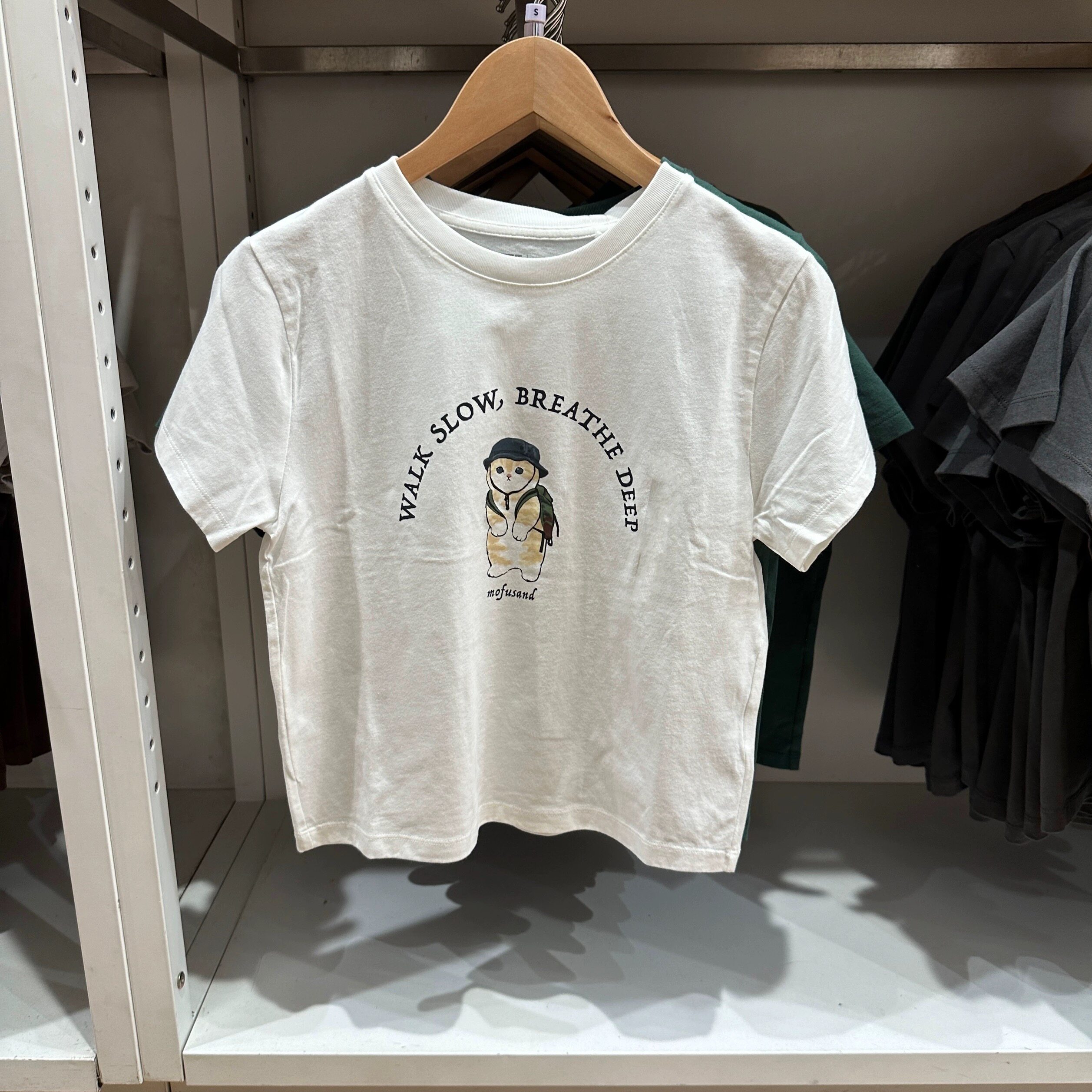 女装可爱猫咪印花短袖T恤上衣26夏季488306 488304 488305 488307