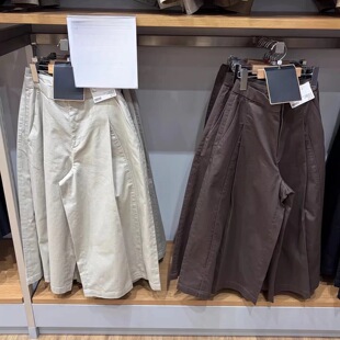 直筒裤 宽松裤 子阔腿裤 日单女装 裙长裤 宽松休闲裤 裤 483042 春新款