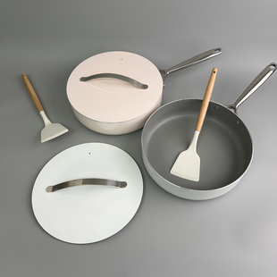 仅120套！原179！相当5折！燃气电磁炉通用平底不粘锅煎炒锅带盖