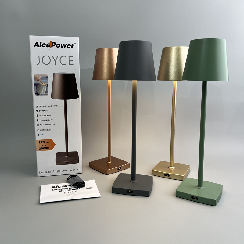 金属有质感！充电设计！简约复古台灯床头灯露营灯餐厅无线小夜灯