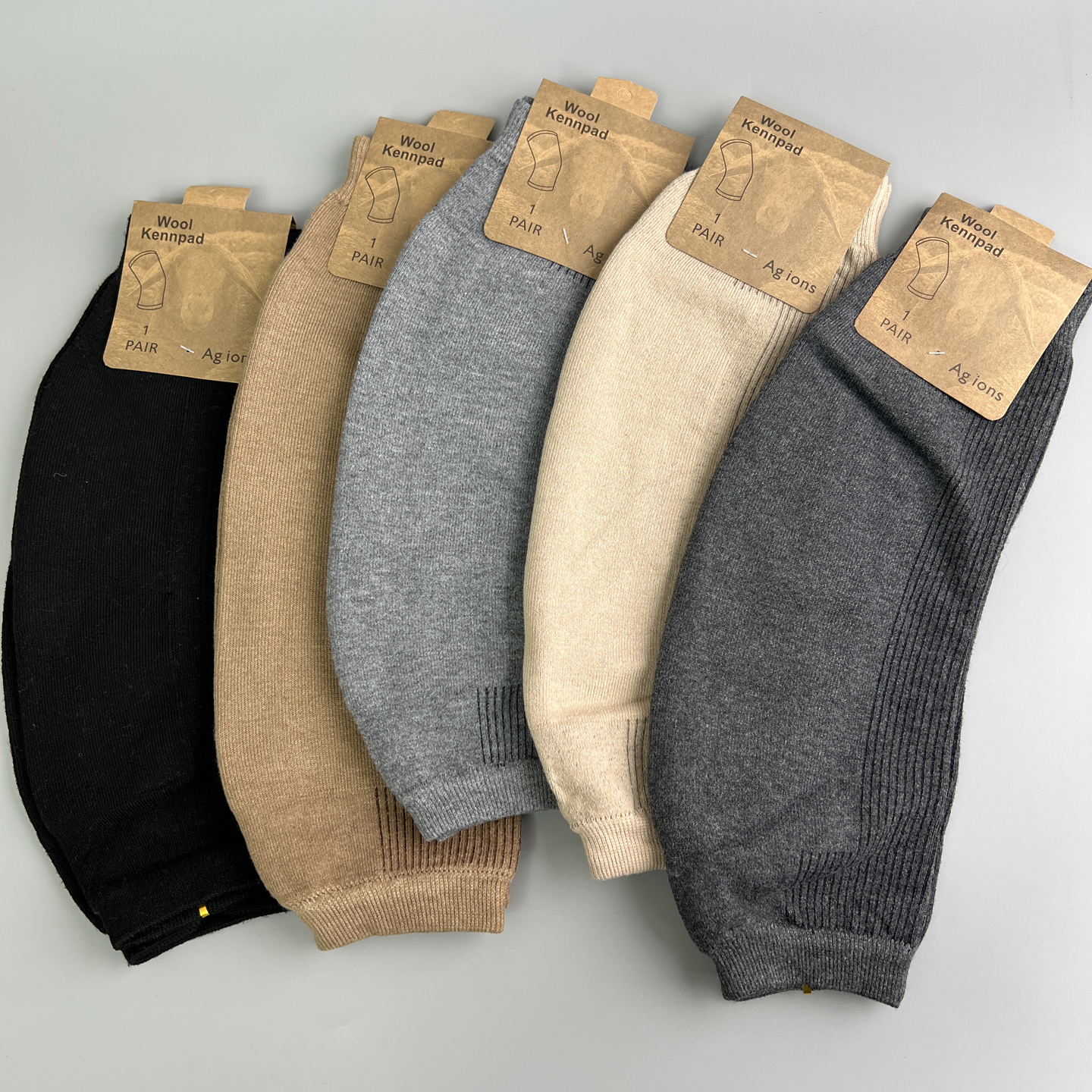 含羊毛15.2%！男女中老年加厚防滑护膝防寒保暖老寒腿关节护腿套