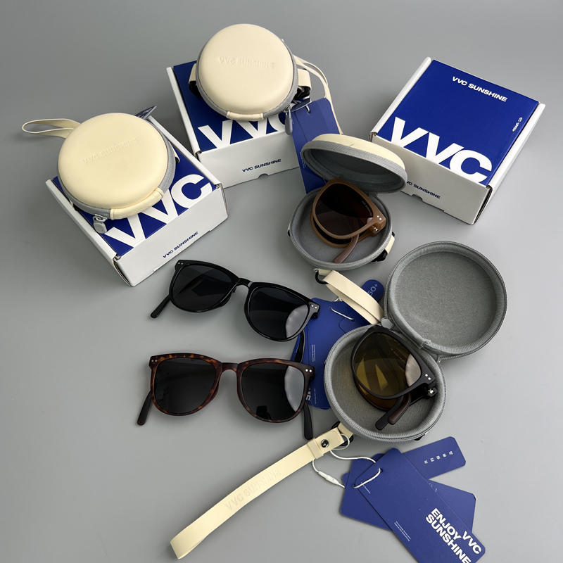 正品捡漏！折叠可收纳！超轻防紫外线凹造型口袋墨镜防晒太阳眼镜