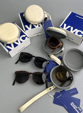 正品捡漏！折叠可收纳！超轻防紫外线凹造型口袋墨镜防晒太阳眼镜