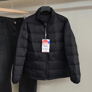 95白鸭绒!可收纳!秋冬季男士高蓬松轻量防风保暖立领羽绒服外套