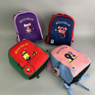 官旗138块 幼儿园男女儿童书包双肩包学生减负背包 超轻潜水料