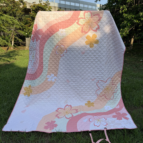 捡漏仅30个！超大2m！户外大尺寸便携野餐垫防潮垫粉色露营垫地垫