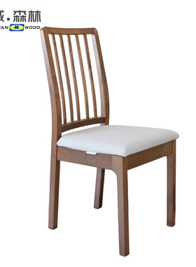 北欧伊克多兰椅子实木餐桌椅组合现代简约餐桌椅子会客招待靠背椅