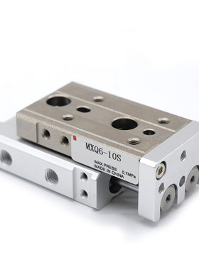 现货 精密直线导轨气动滑台气缸MXQ6/8/12/16/20-30/40/50/75/1i.