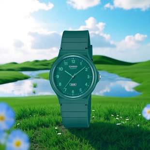 卡西欧casio手表男女表石英指针考试儿童学生表小黑表MQ-24B-3B