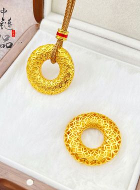 沙金【久不掉色】金店同款镂空