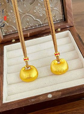 周古法镀金生大福金店同款高保色