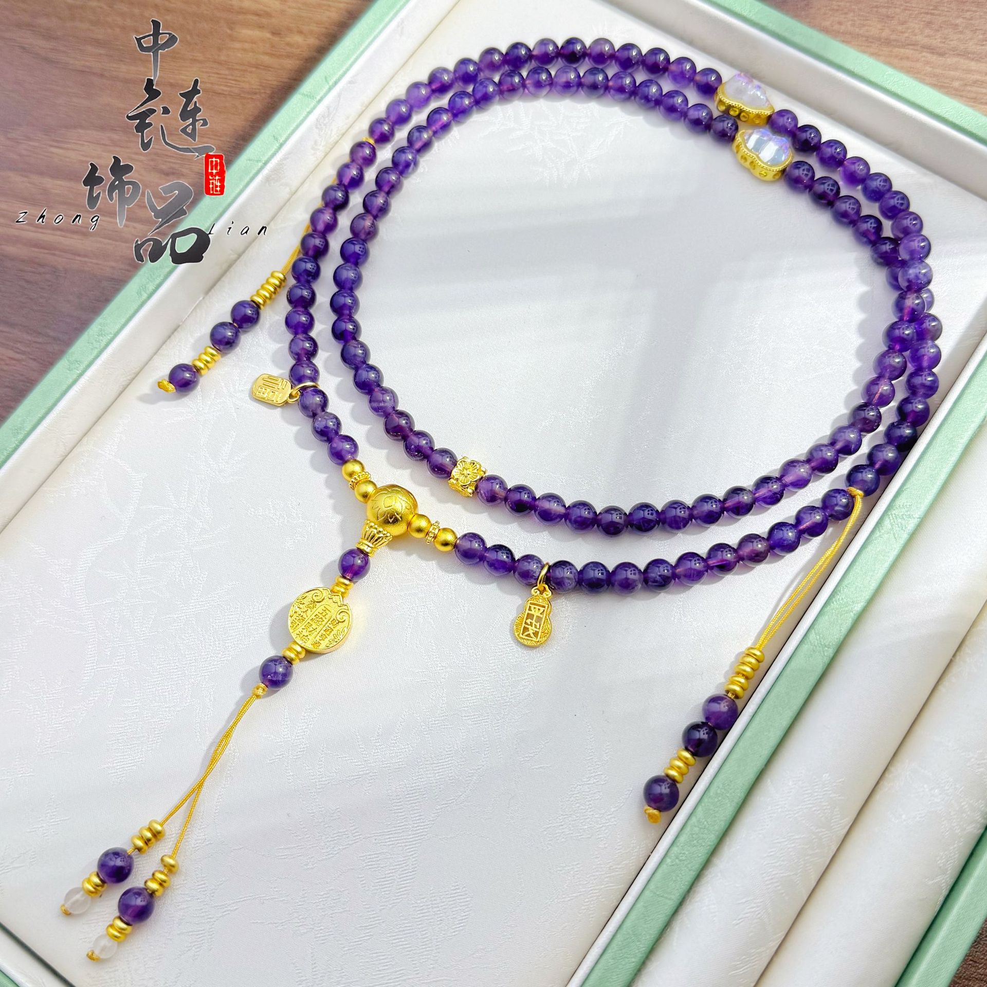 精品久不掉色渡金新款古法五路