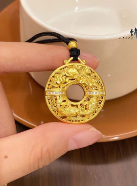 精品久不掉色渡金同款镶钻镂空