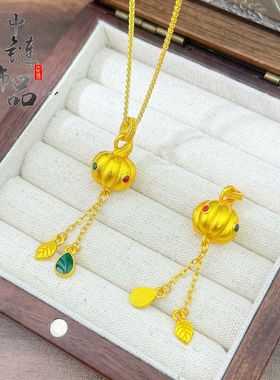 古法镀金不掉色金店同款沙金