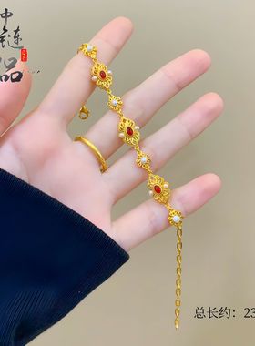 古法镀金久不掉色金店同款高保色