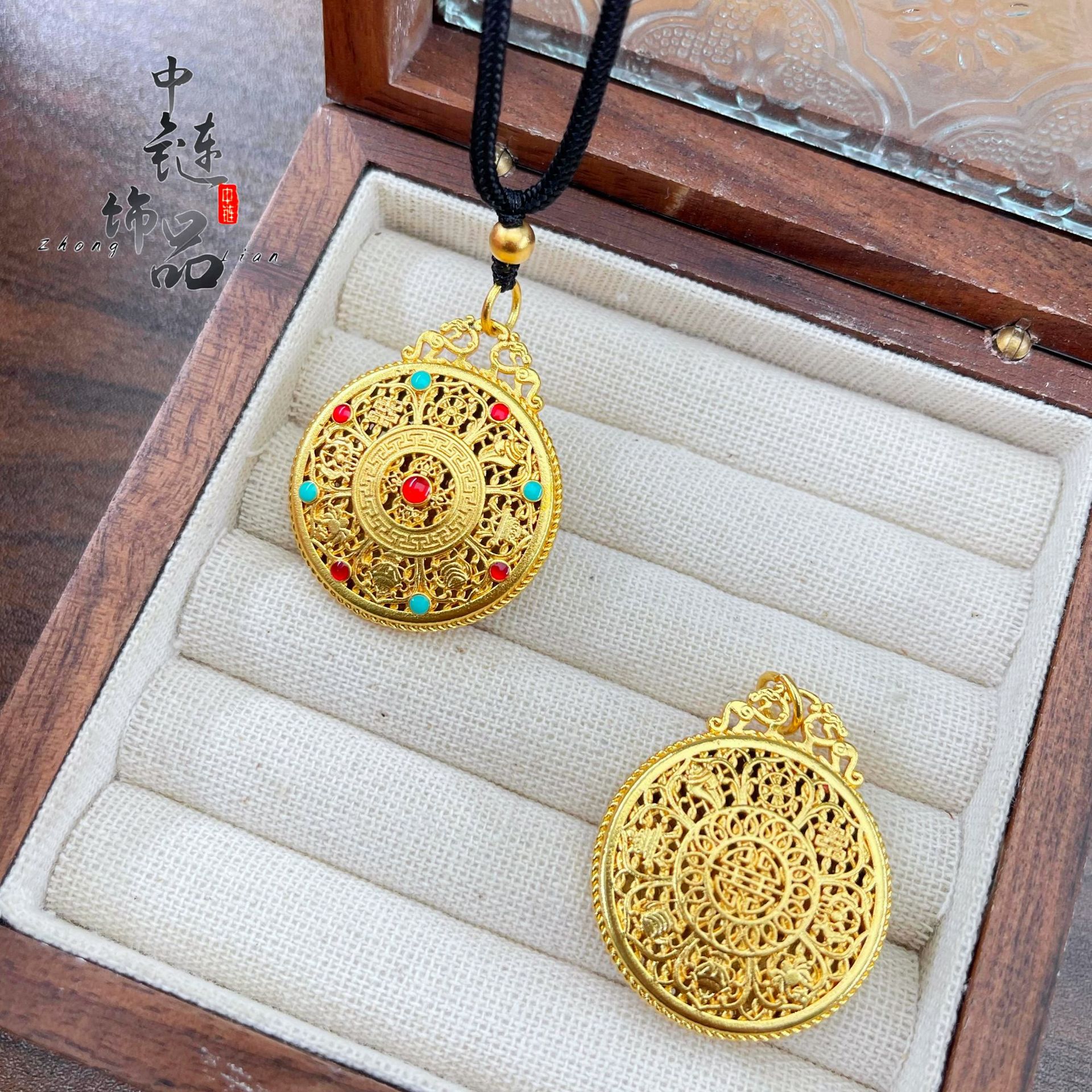 古法镀金久不掉色金店同款沙金