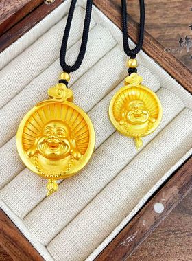 周古法生大福金店同款高保色沙金