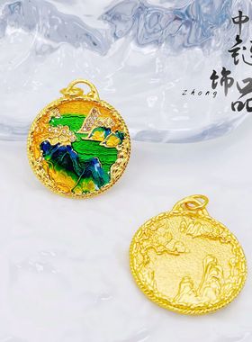 古法镀金久不掉色金店同款沙金