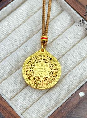 【金店同款】古法沙金镂空十二