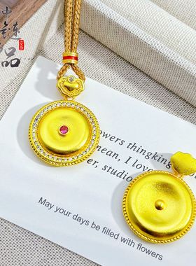 古法镀金久不掉色金店同款沙金