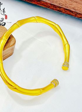 周古法镀金生大福金店同款高保色