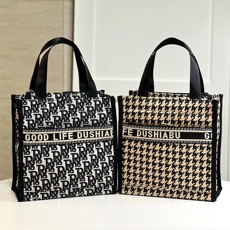 欧美手提袋上班族饭盒袋A4文件袋