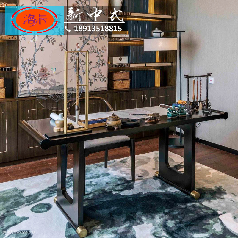 New Chinese style desk modern solid wood Calligraphy Calligraphy and painting table Open Houses Calligraphy and painting table Buddhist mood Study furniture Deskin the Residential furniture , Tables , Desk  category - from Buy2taobao.com to provide professional Taobao agent buy service
