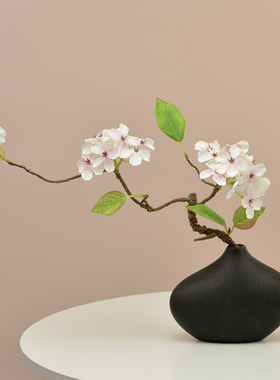 禅意花仿真假花绿植客厅民宿摆件