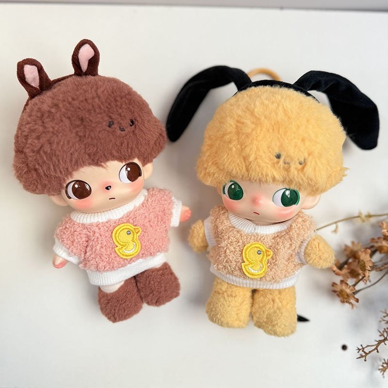 仅娃衣毛绒挂件dimoo搪胶盲盒衣服布鲁托娃衣小黄鸭圈圈衫可爱