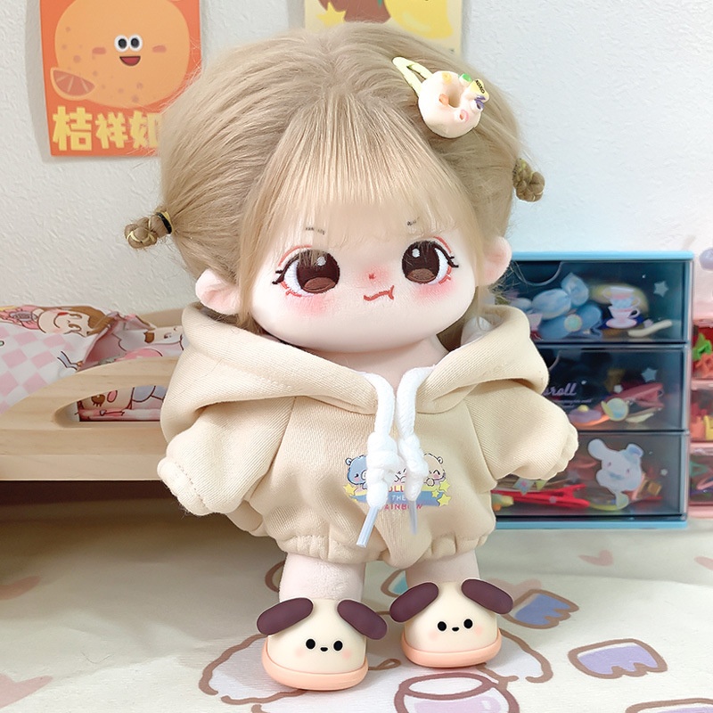 难哄sp棉花娃娃衣服20cm有骨架裸娃可换装毛绒公仔玩偶娃衣