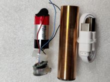 TPye~C口不是510头铝合金壳3.7V14300电池自己拆没有头Diy研究价