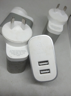 二手belkin贝尔金24W双口PD双USB充电器充电插口小巧便捷充电头