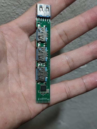USB一分四扩展板 4口USB集线器模块 HUB分线器电路板 DIY改装拓展