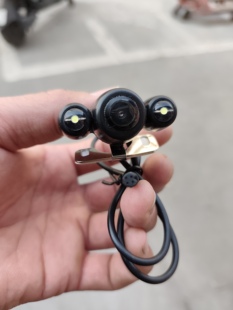 行车记录仪后视镜专用后拉镜头外挂车载夜视防水高清广角倒车影像