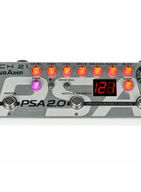 Tech21 sansamp PSA2.0失真过载编程吉他单块综合音箱模拟效果器