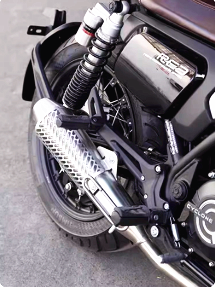 赛科龙摩托车排气管保护罩配件