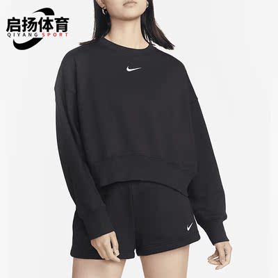 Nike/耐克正品秋季新款女子简约套头小标运动卫衣DQ5762-010