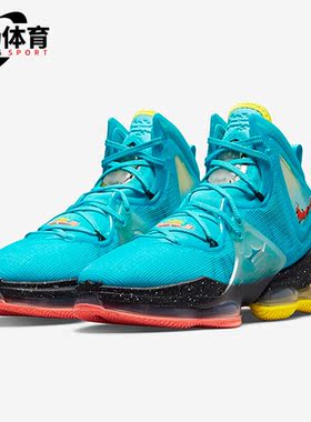 Nike/耐克正品LeBron 19男子运动缓震透气耐磨篮球鞋 DC9338-400
