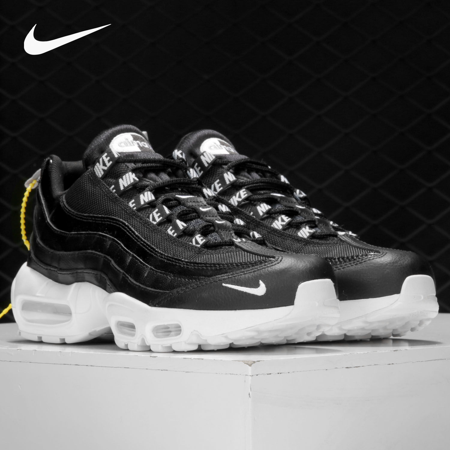 Nike/耐克正品AIR MAX 95男复古黑白气垫运动休闲跑步鞋538416
