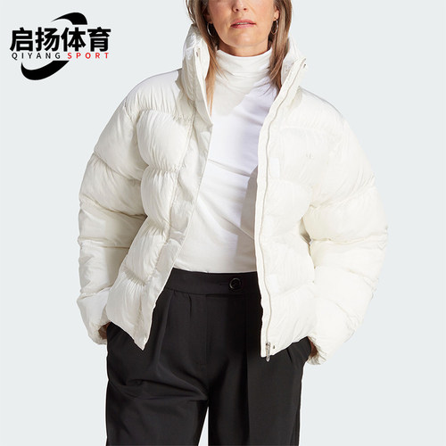 阿迪达斯女士立领保暖棉服