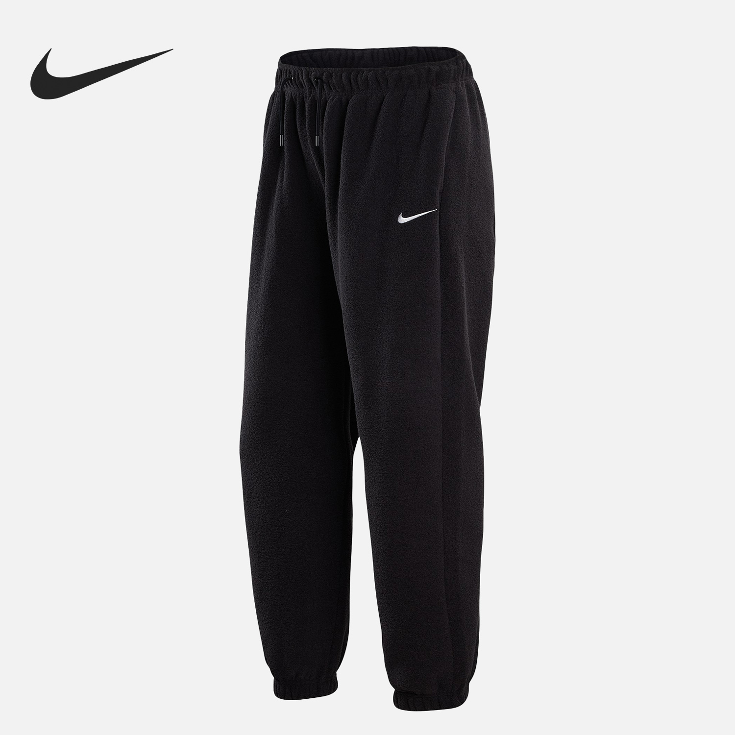 Nike/耐克正品冬季女子加绒保暖宽松运动休闲长裤 DV7097-010-封面