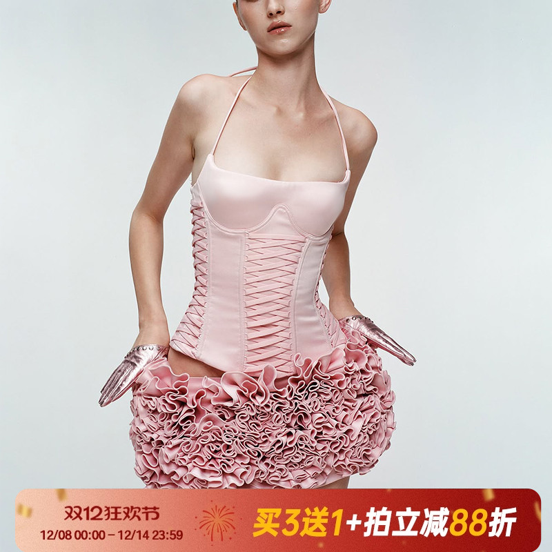 【浪漫玫瑰】法式纯欲风鱼骨抹胸