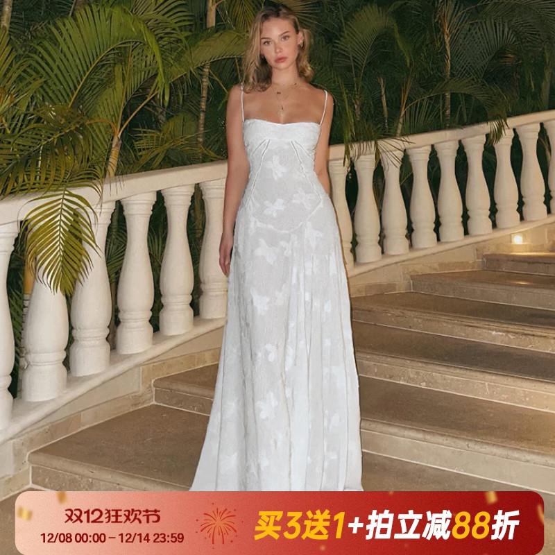 【海岛度假】法式辣妹性感吊带裙