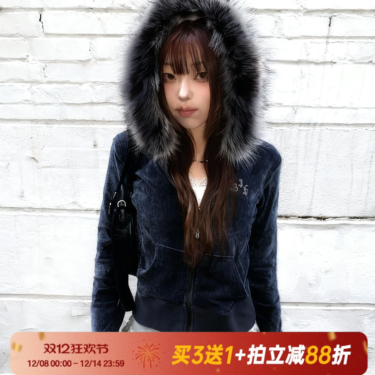 【美式复古】亚裔复古连帽外套