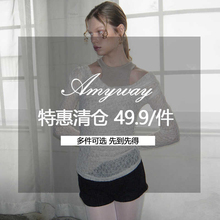 Amyway【25.9/1件】复古百搭长袖t恤时髦四季款夏季清仓福利合集